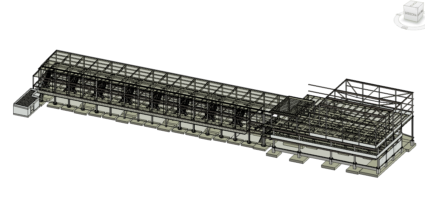 Modelo estructural de un edificio de uso mixto en Mexicali